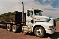 Lake Elmo Sod Delivery Truck